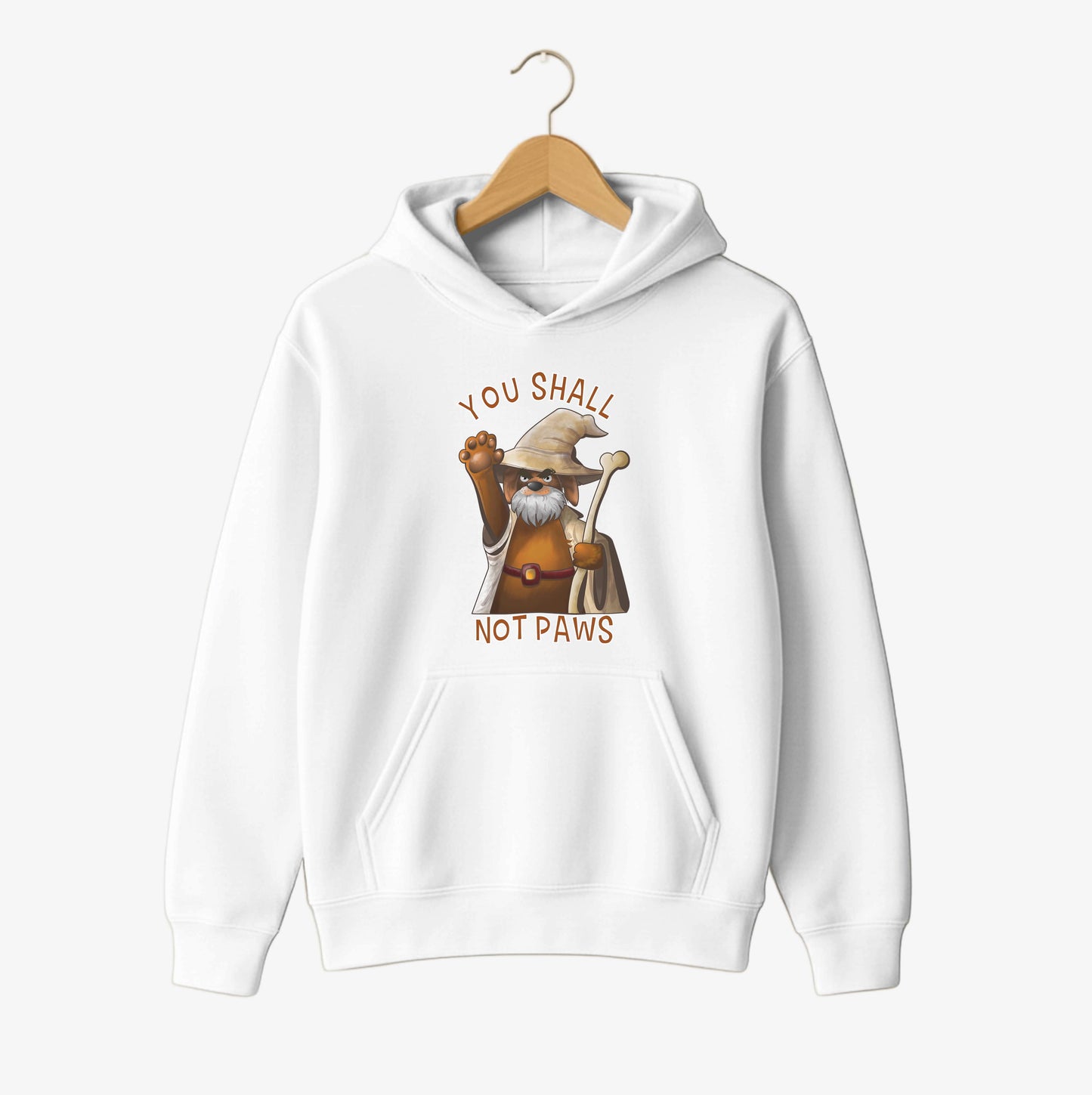 You Shall Not Paws Hoodie
