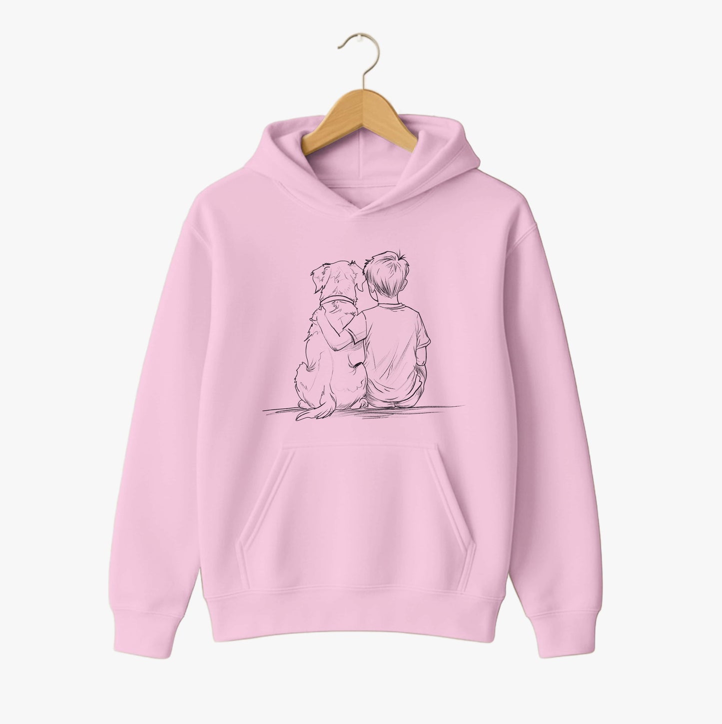 Quiet Companions Line Art Hoodie