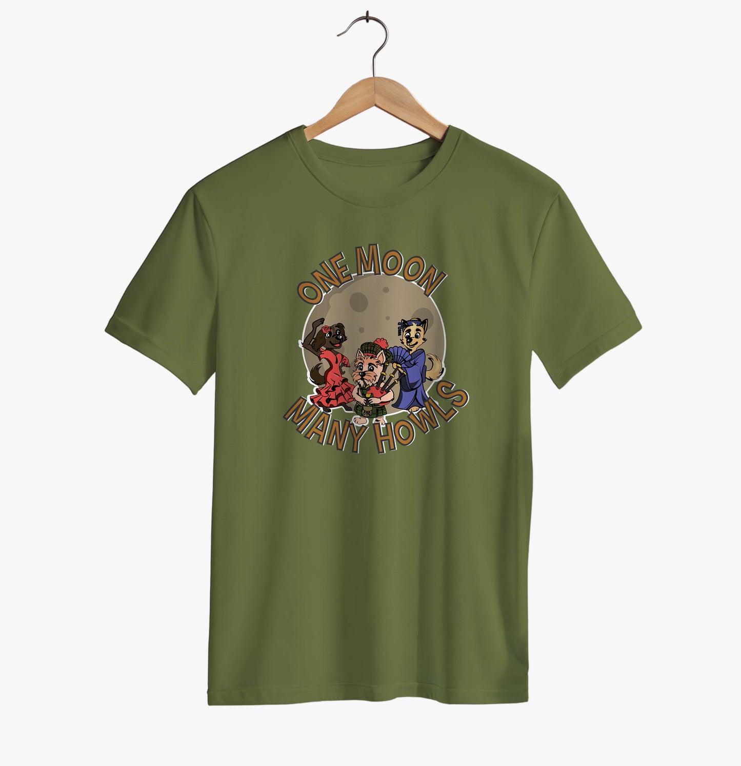 One Moon, Many Howls T-shirt