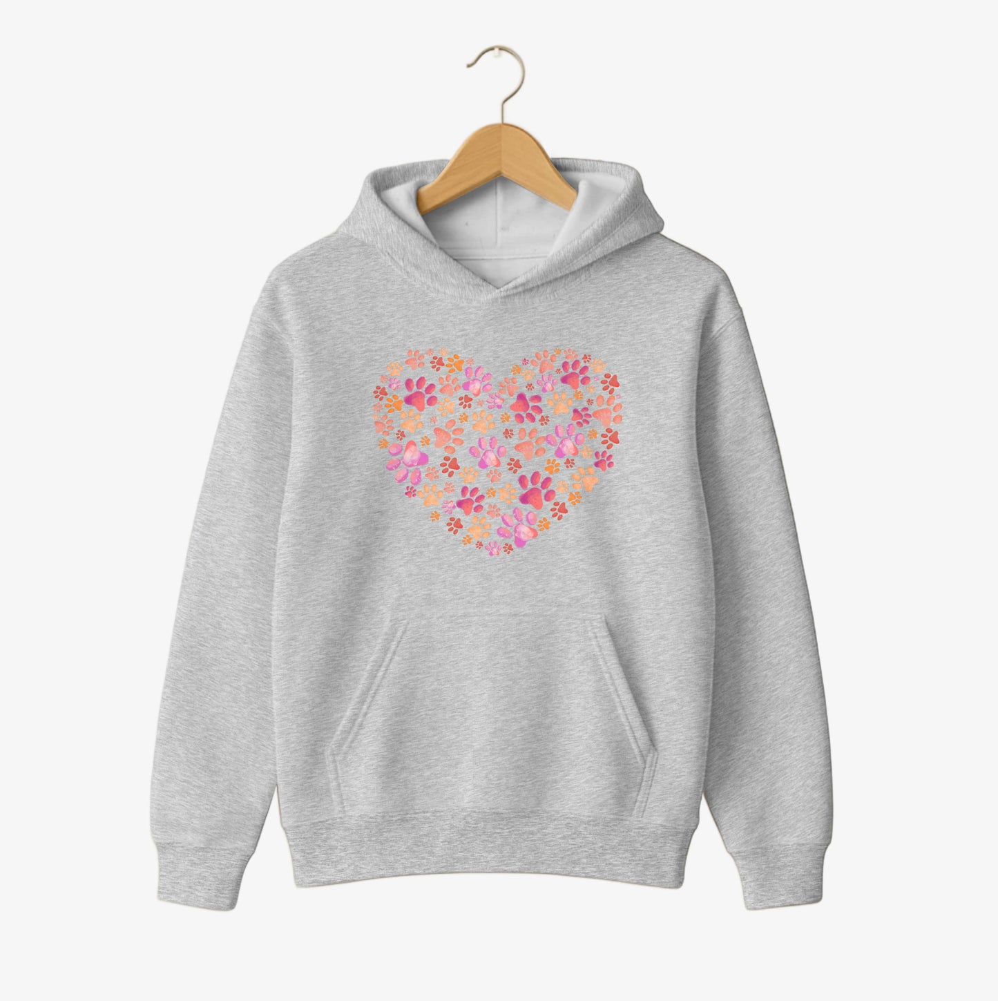 Pawprint Heart Hoodie