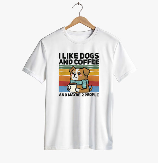I Like Dogs And Coffee T-shirt