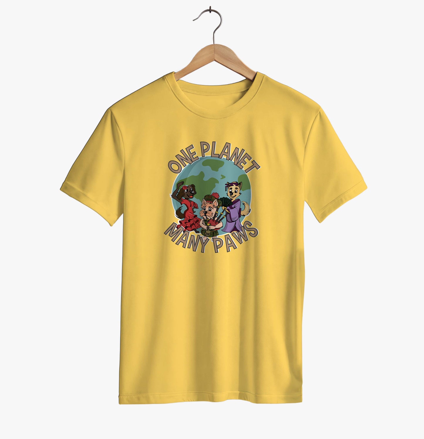 One Planet, Many Paws T-shirt