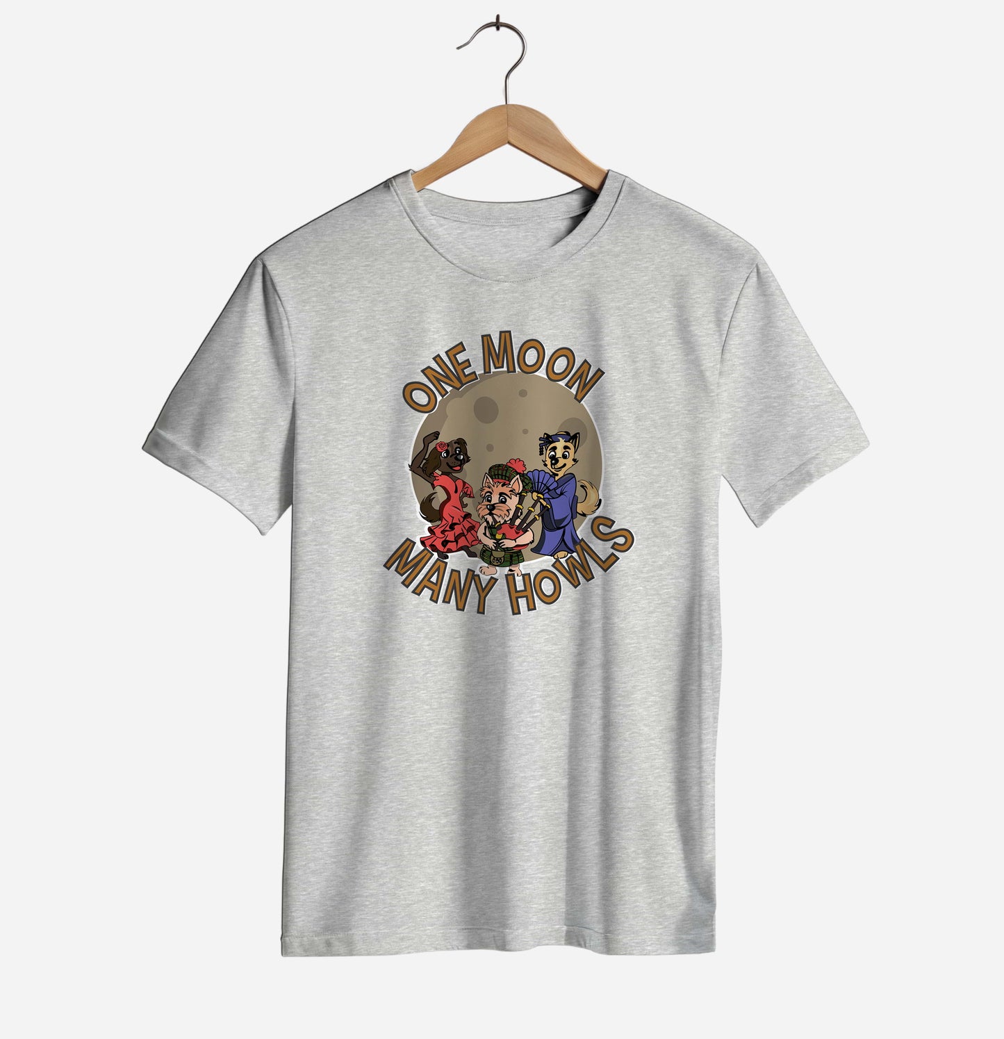One Moon, Many Howls T-shirt