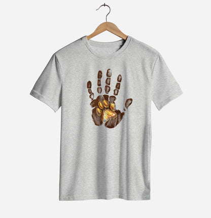 Human Hand & Dog Paw T-shirt