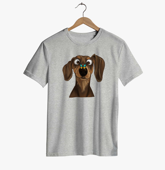 Dachshund & Butterfly T-shirt