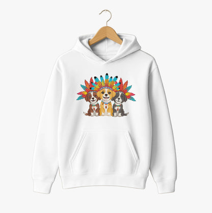 Boho Pup Trio Hoodie