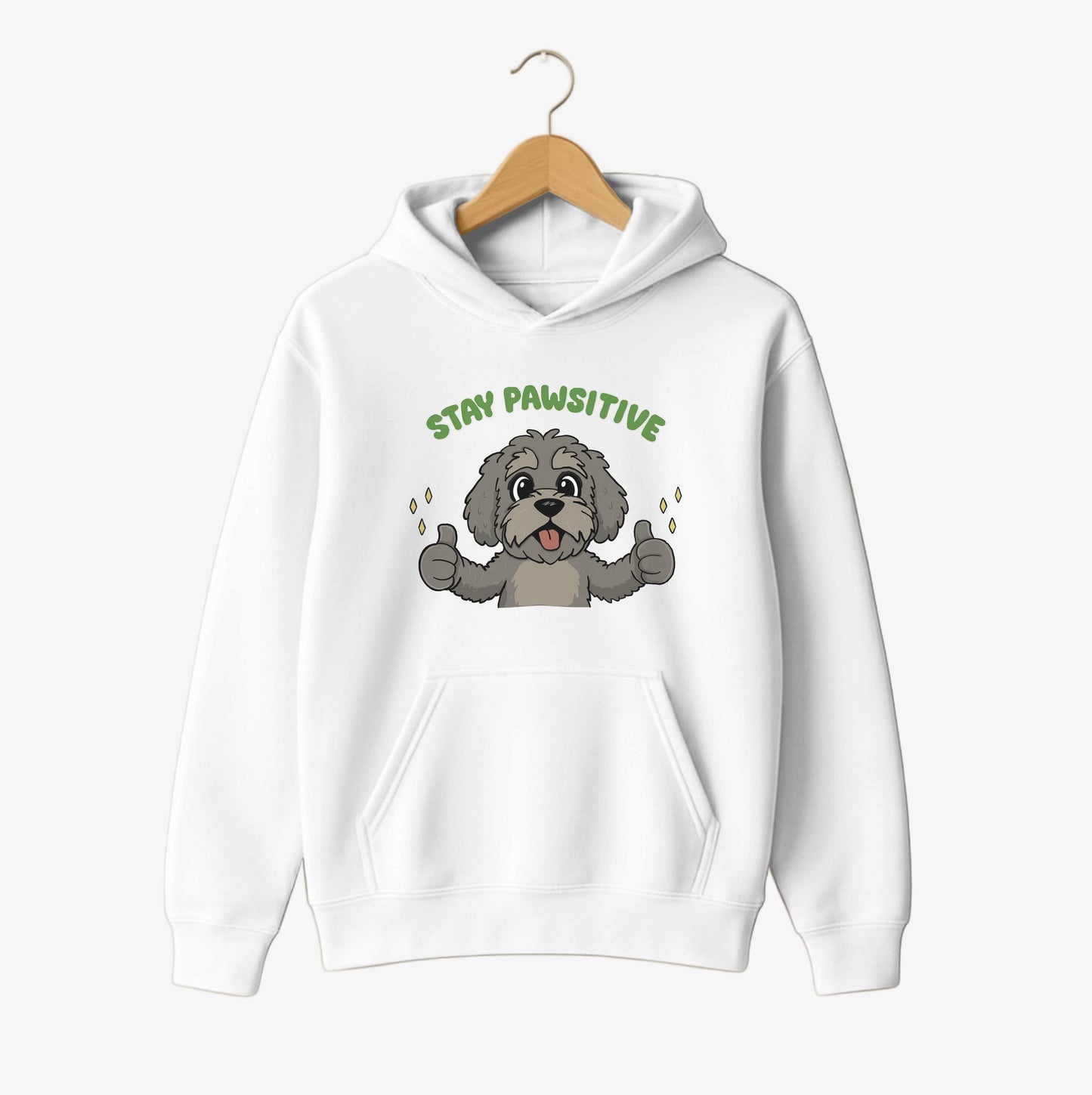 Stay Pawsitive Hoodie