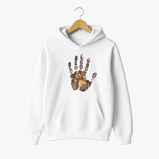 Human Hand & Dog Paw Hoodie