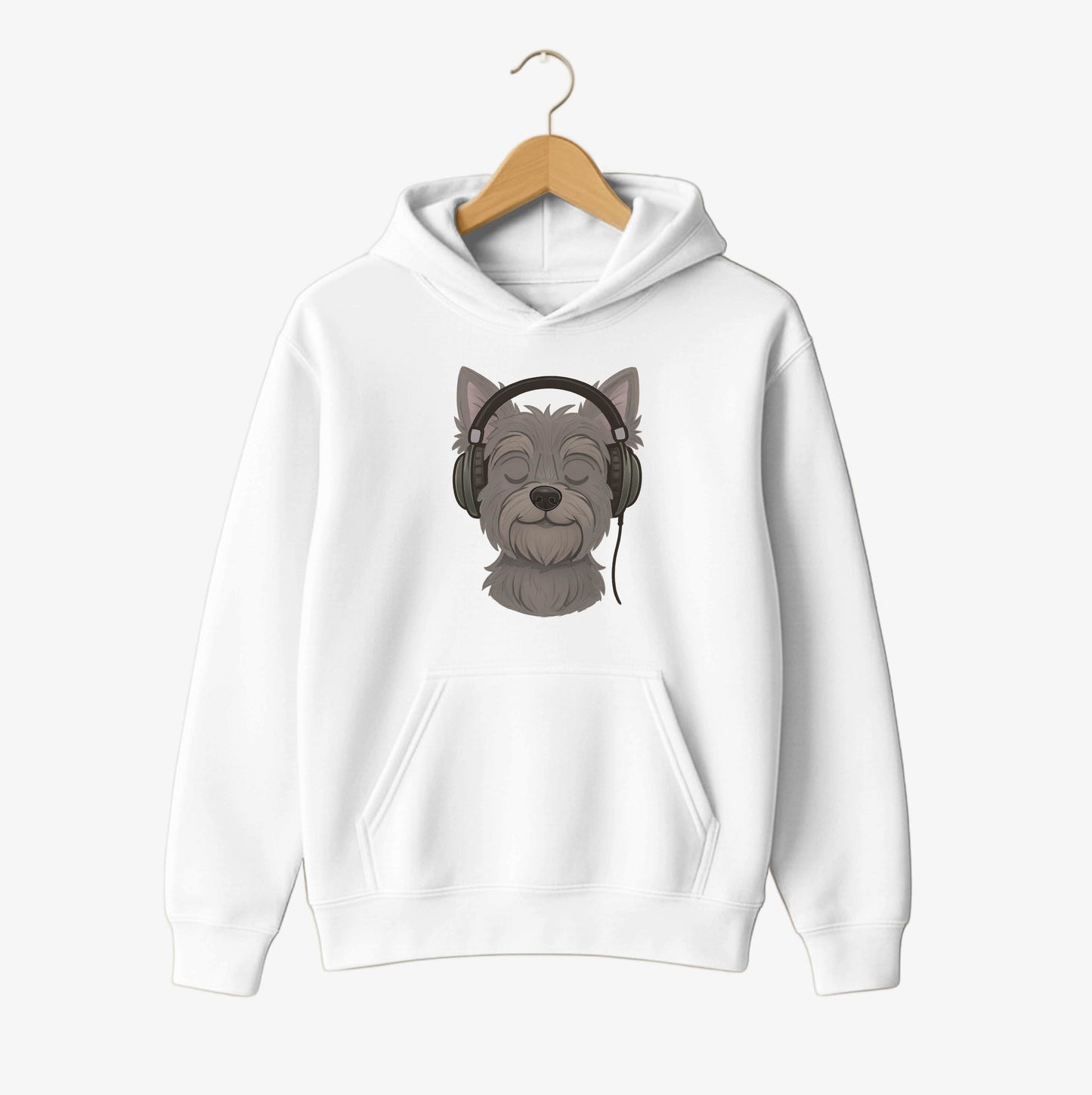 Chill Dog Headphones Hoodie