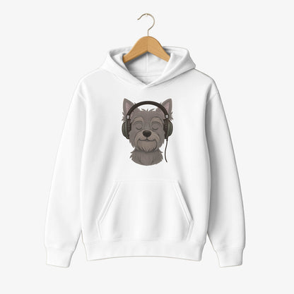 Chill Dog Headphones Hoodie