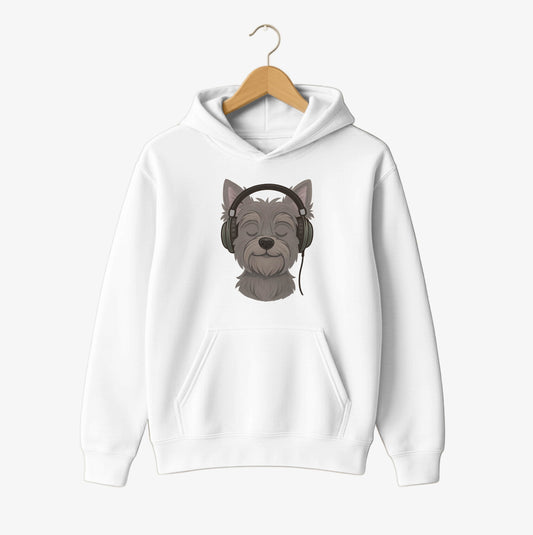 Chill Dog Headphones Hoodie