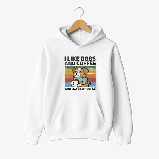 I Like Dogs And Coffee Hoodie