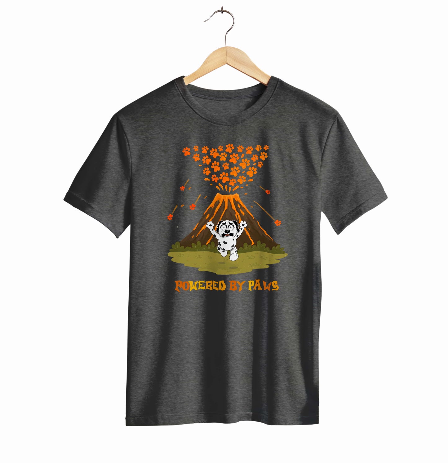 Powered By Paws Volcano T-shirt