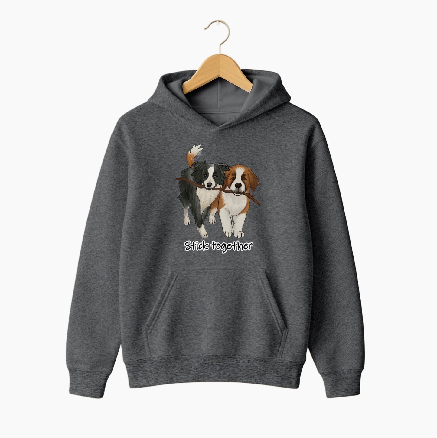 Stick Together Puppy Hoodie