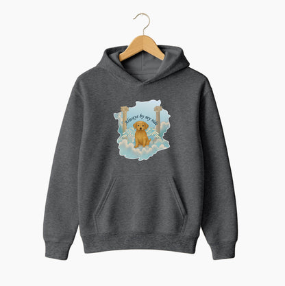 Always By My Side Angel Dog Hoodie