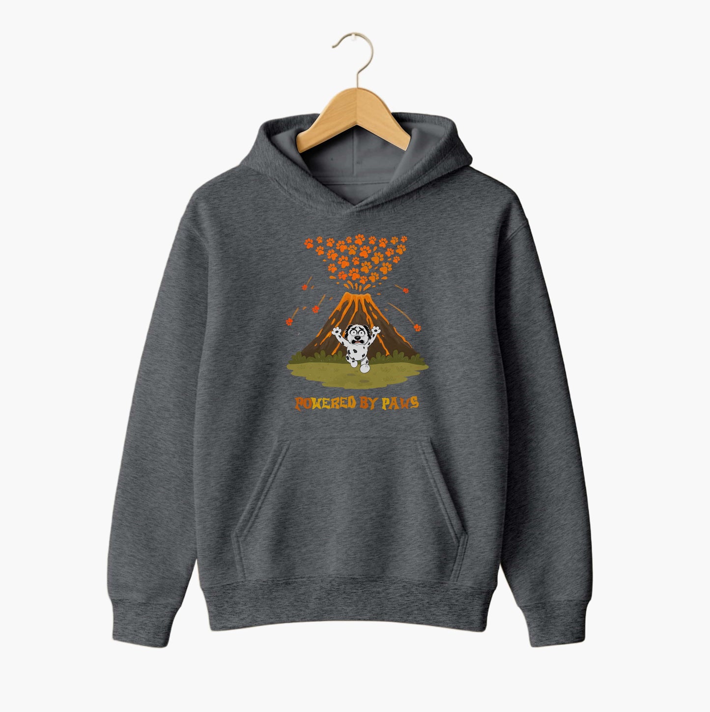 Powered By Paws Volcano Hoodie