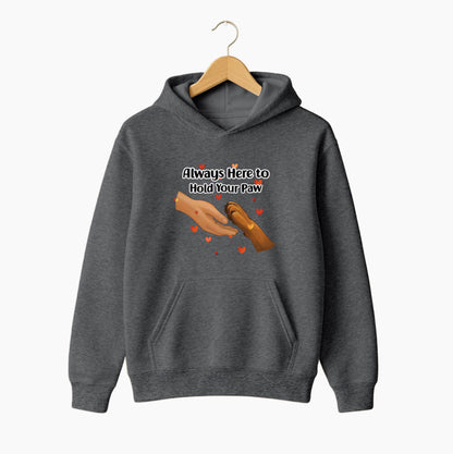 Hold Your Paw Simple Dog Hoodie