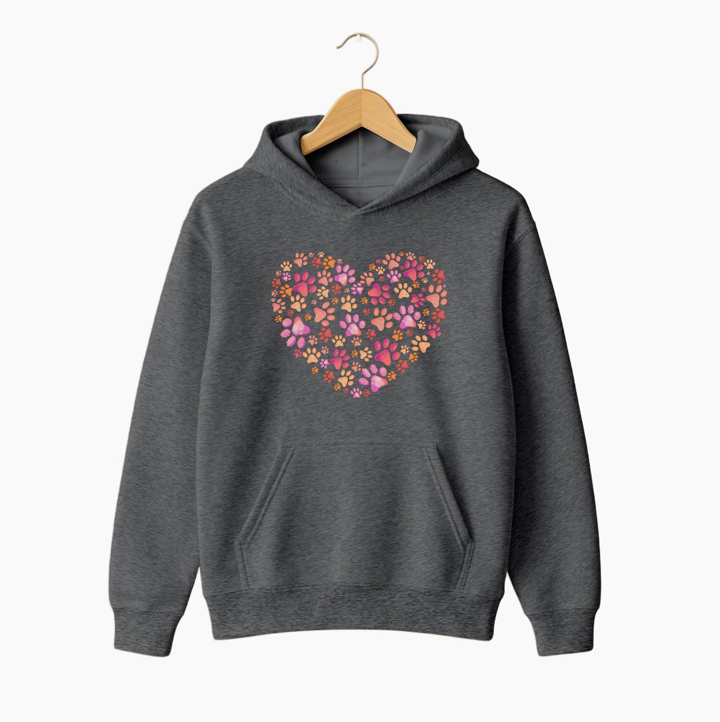 Pawprint Heart Hoodie