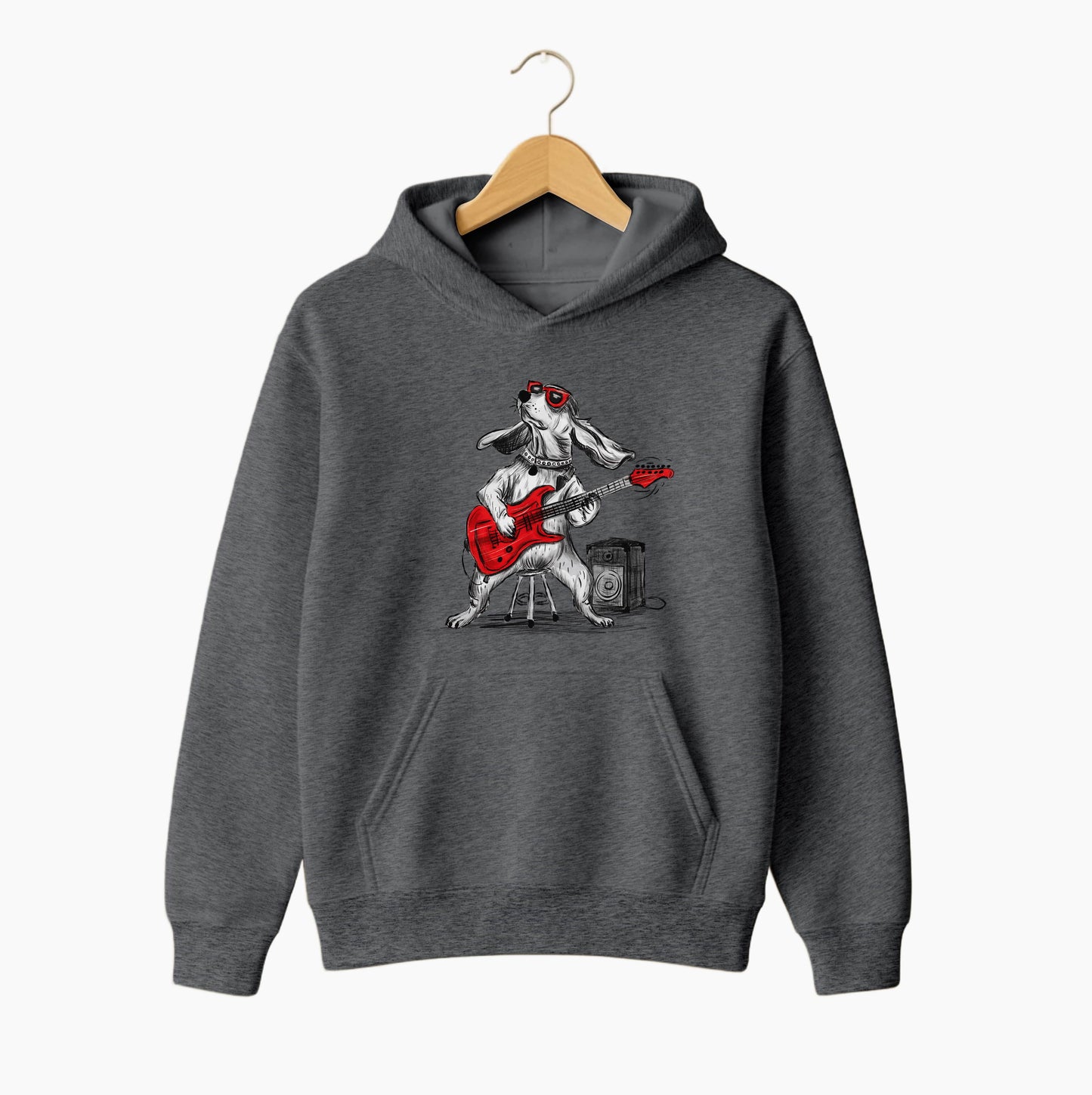 Rock Dog Guitarist Hoodie