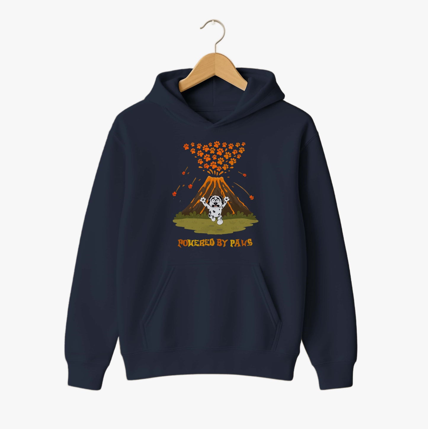 Powered By Paws Volcano Hoodie