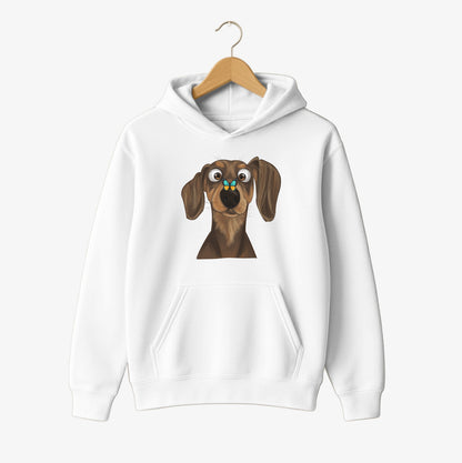 Dachshund & Butterfly Hoodie