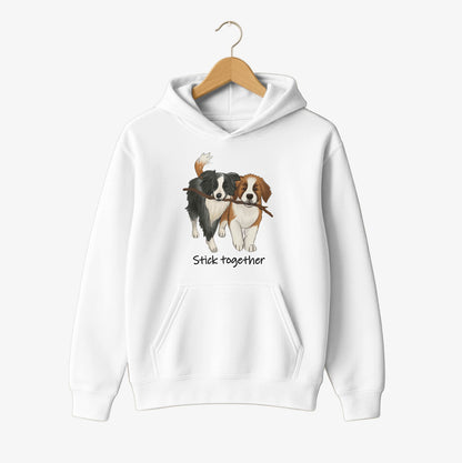 Stick Together Puppy Hoodie