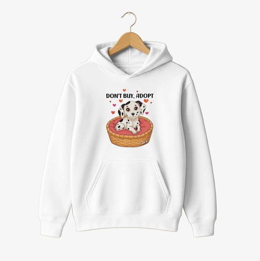 Don’t Buy, Adopt Dalmatian Dog Hoodie