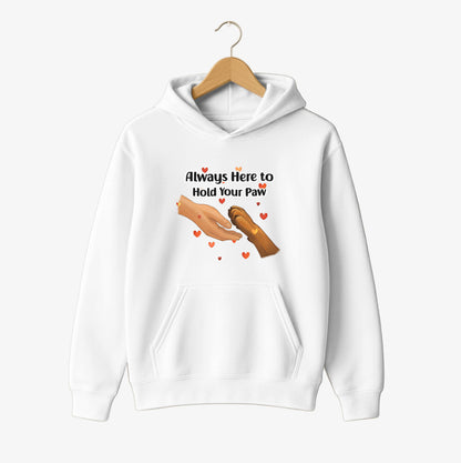 Hold Your Paw Simple Dog Hoodie