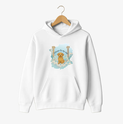 Always By My Side Angel Dog Hoodie