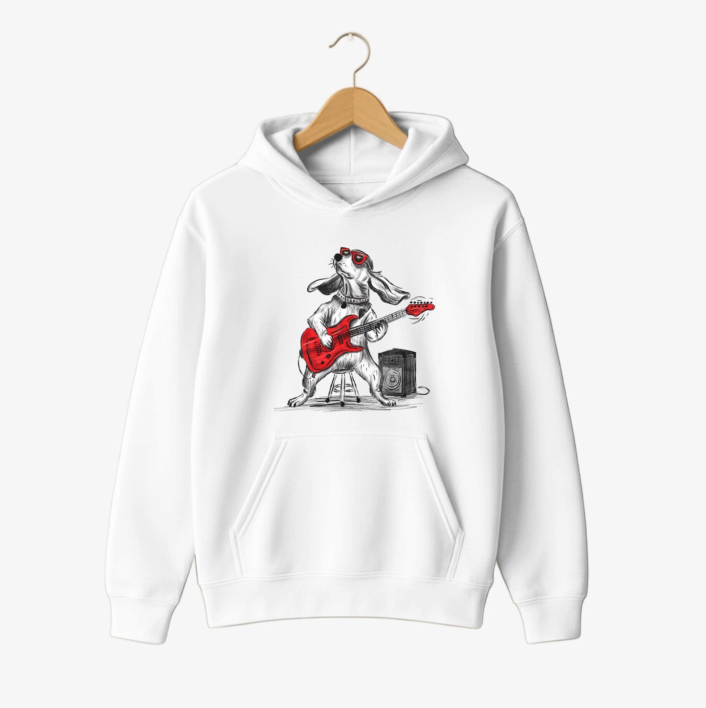 Rock Dog Guitarist Hoodie