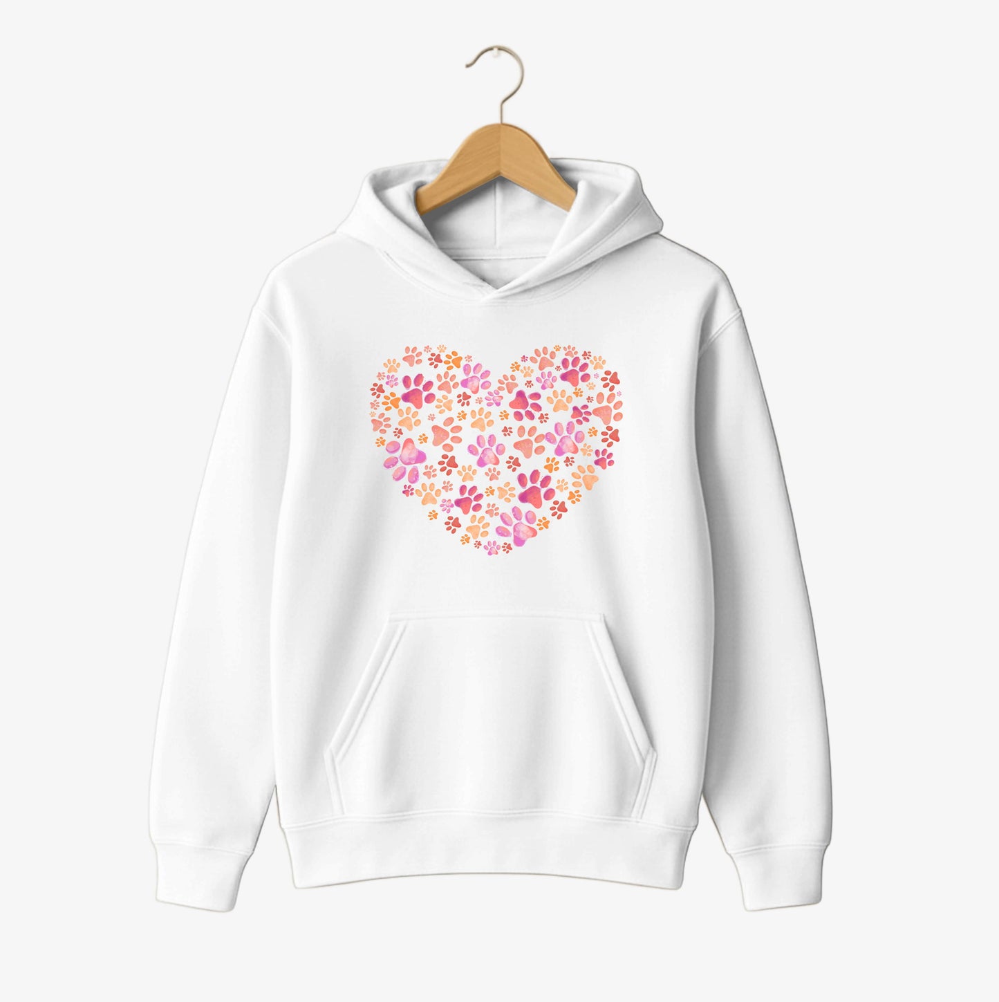 Pawprint Heart Hoodie