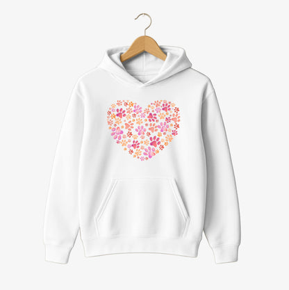 Pawprint Heart Hoodie