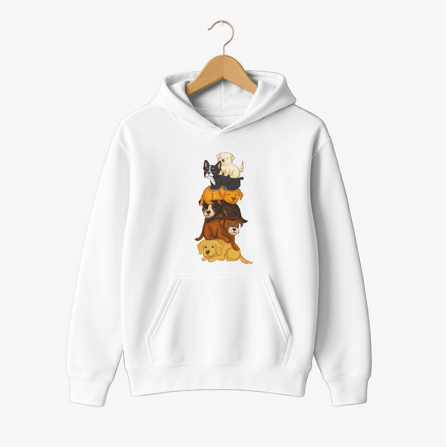 Puppy Tower Cozy Hoodie