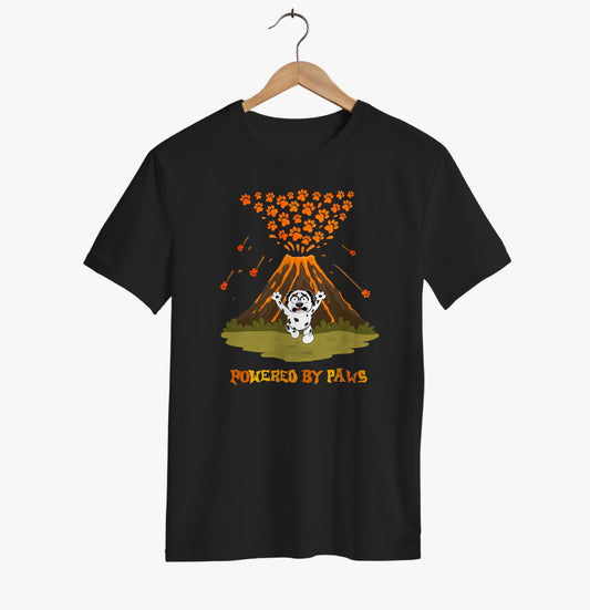 Powered By Paws Volcano T-shirt