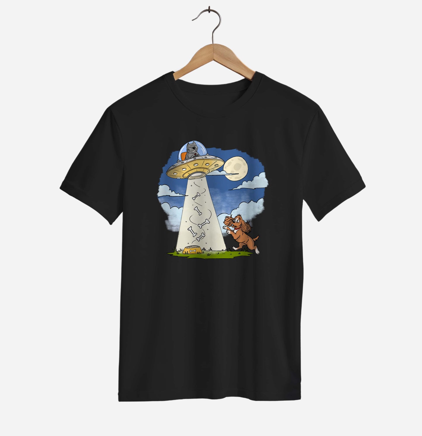 Dog UFO T-shirt