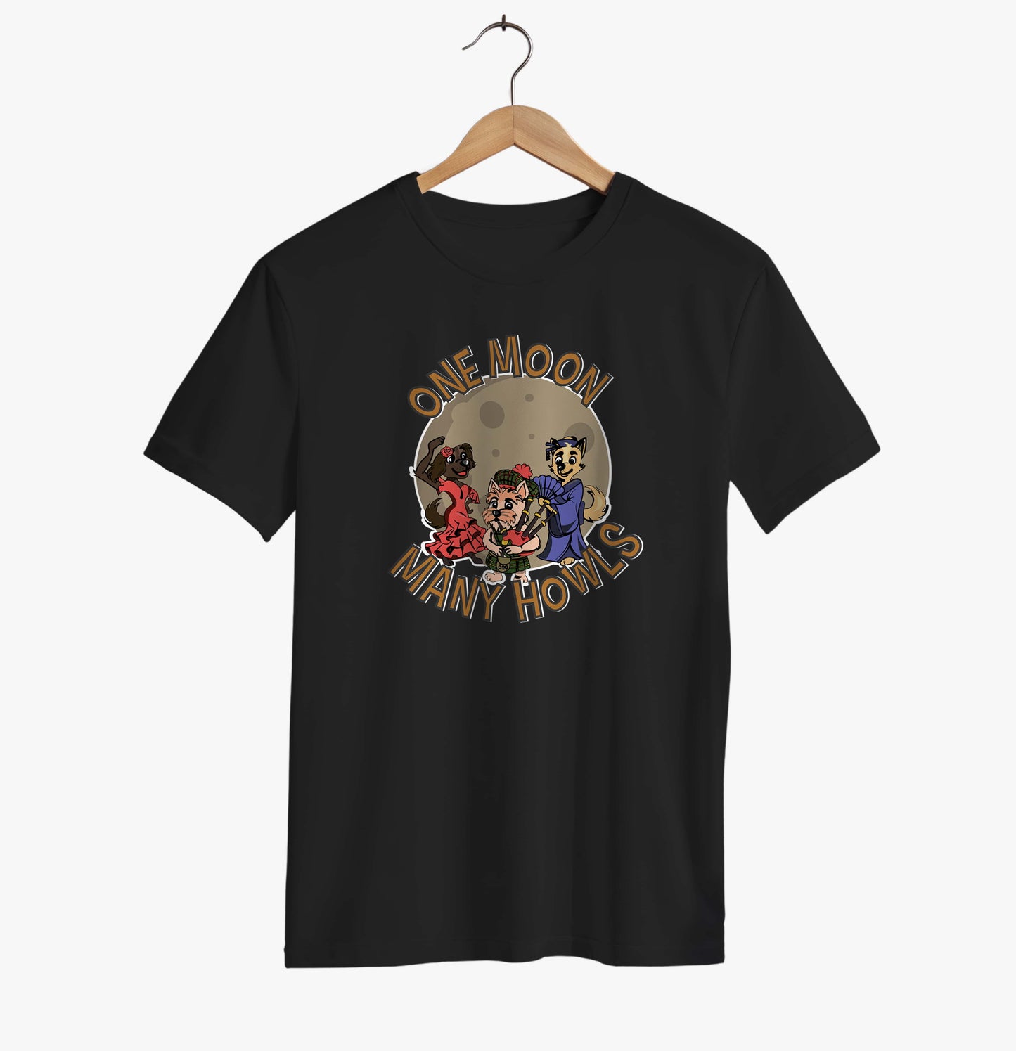 One Moon, Many Howls T-shirt
