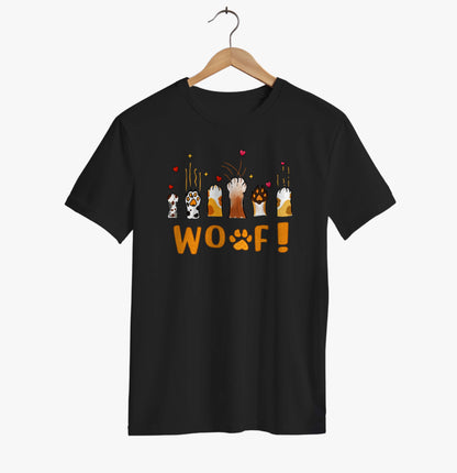 WOOF Paws Love T-shirt