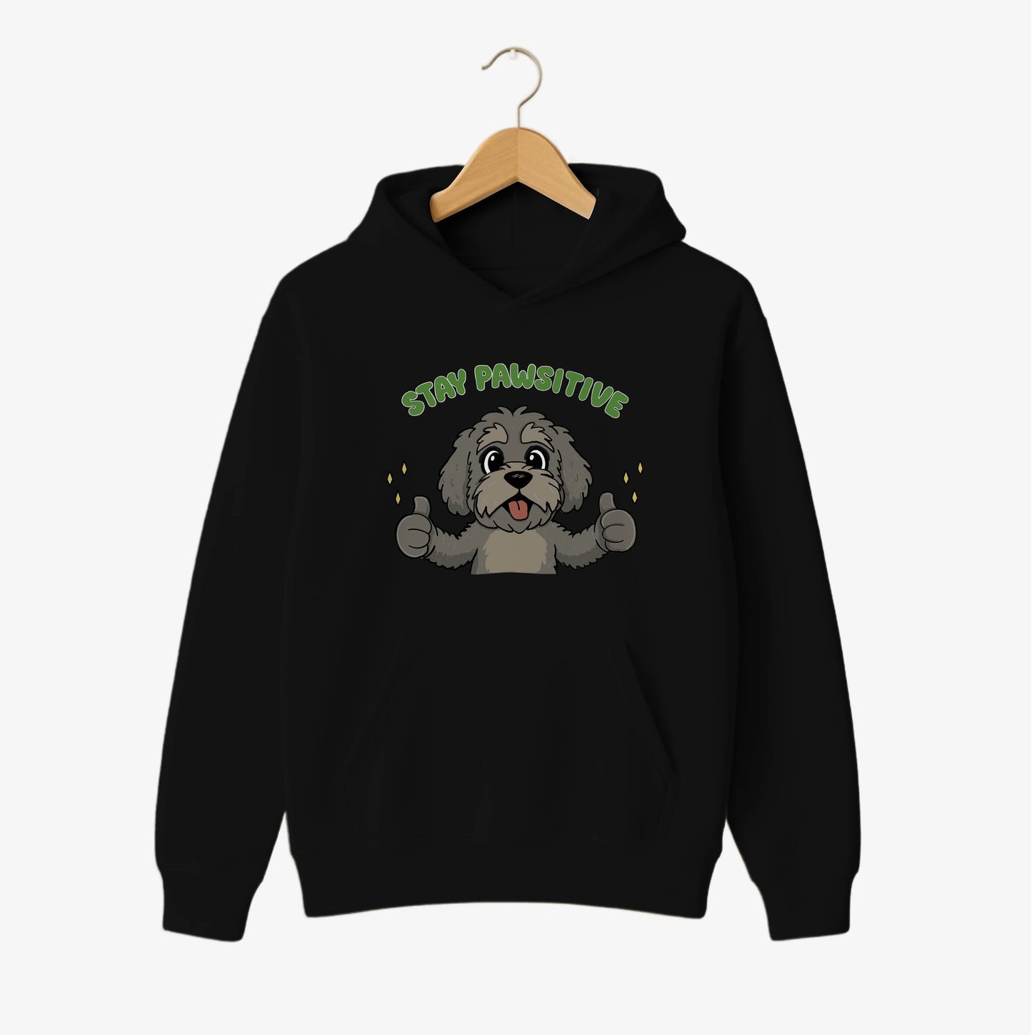Stay Pawsitive Hoodie