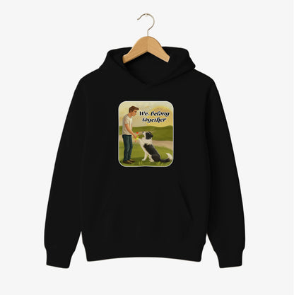 We Belong Together Dog Friendship Hoodie