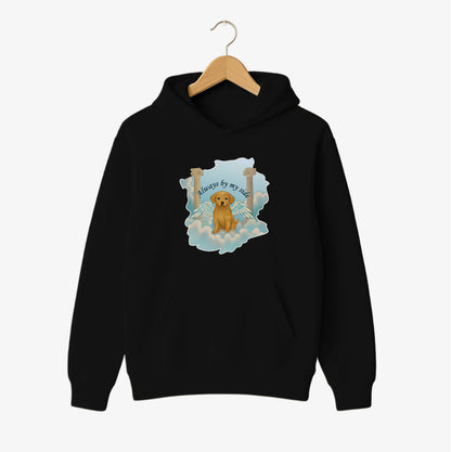 Always By My Side Angel Dog Hoodie