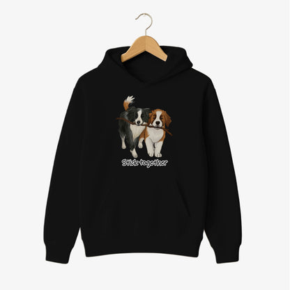 Stick Together Puppy Hoodie