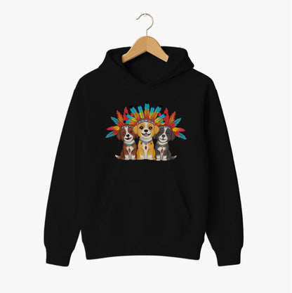 Boho Pup Trio Hoodie