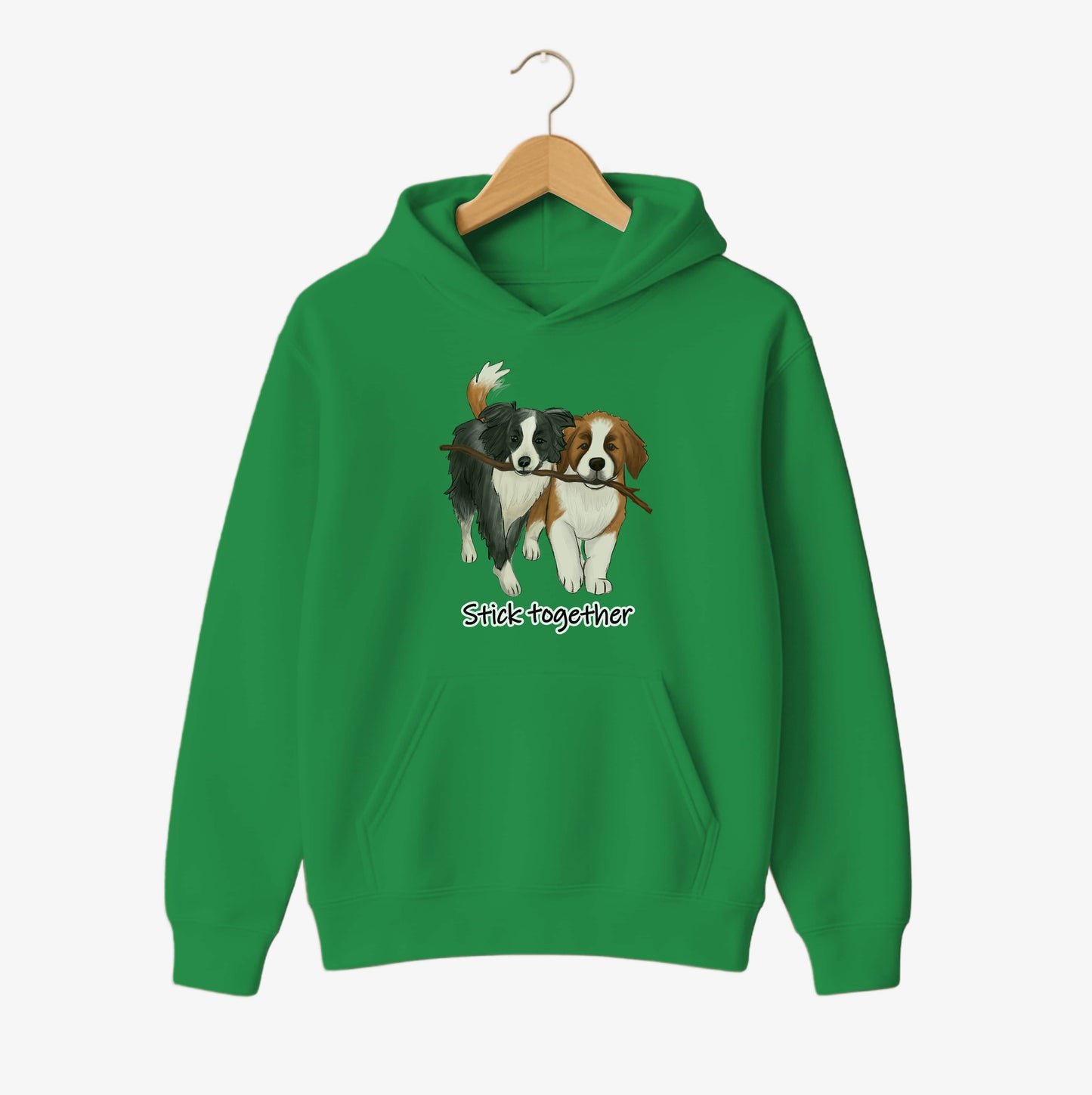 Stick Together Puppy Hoodie