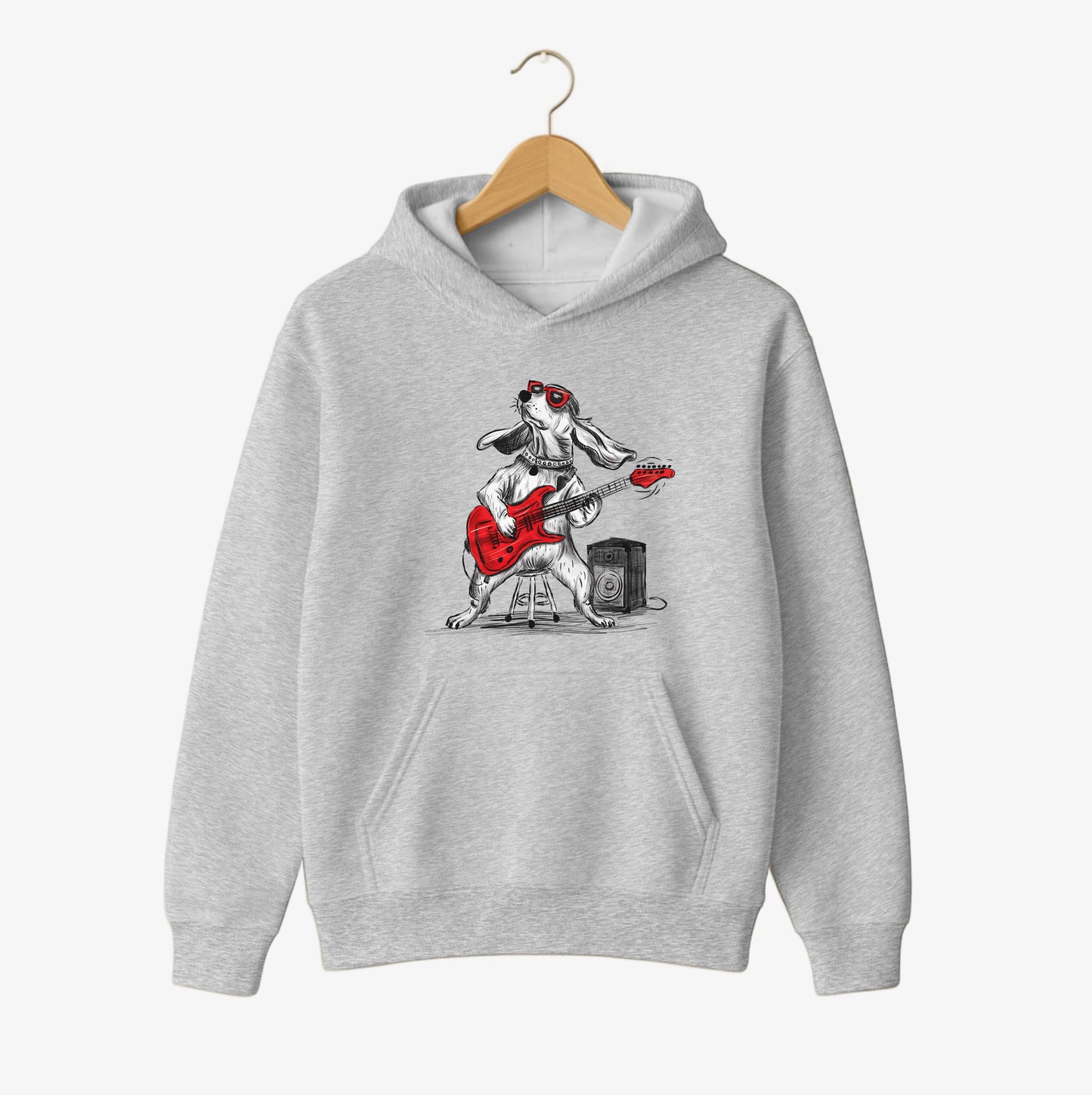 Rock Dog Guitarist Hoodie