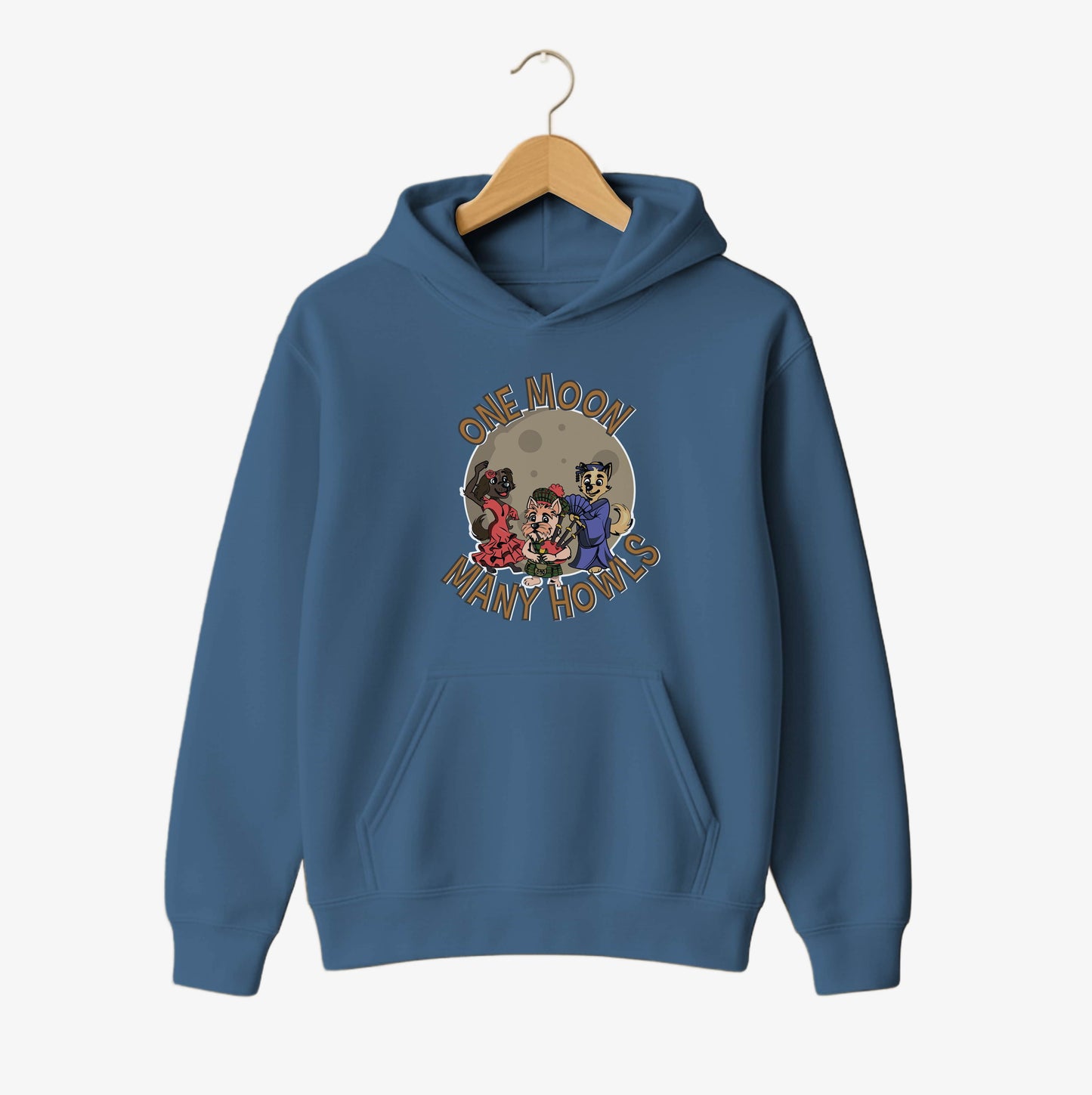 One Moon, Many Howls Hoodie