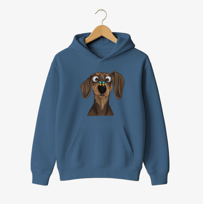 Dachshund & Butterfly Hoodie