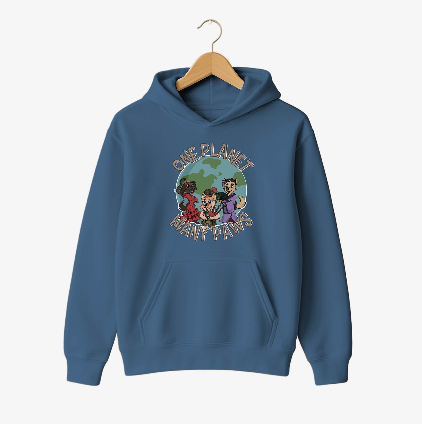 One Planet, Many Paws Hoodie