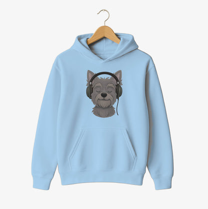 Chill Dog Headphones Hoodie