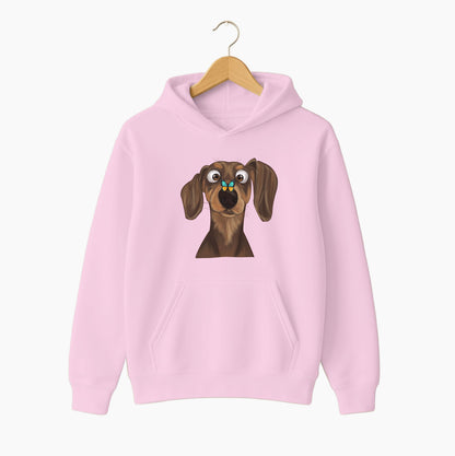 Dachshund & Butterfly Hoodie