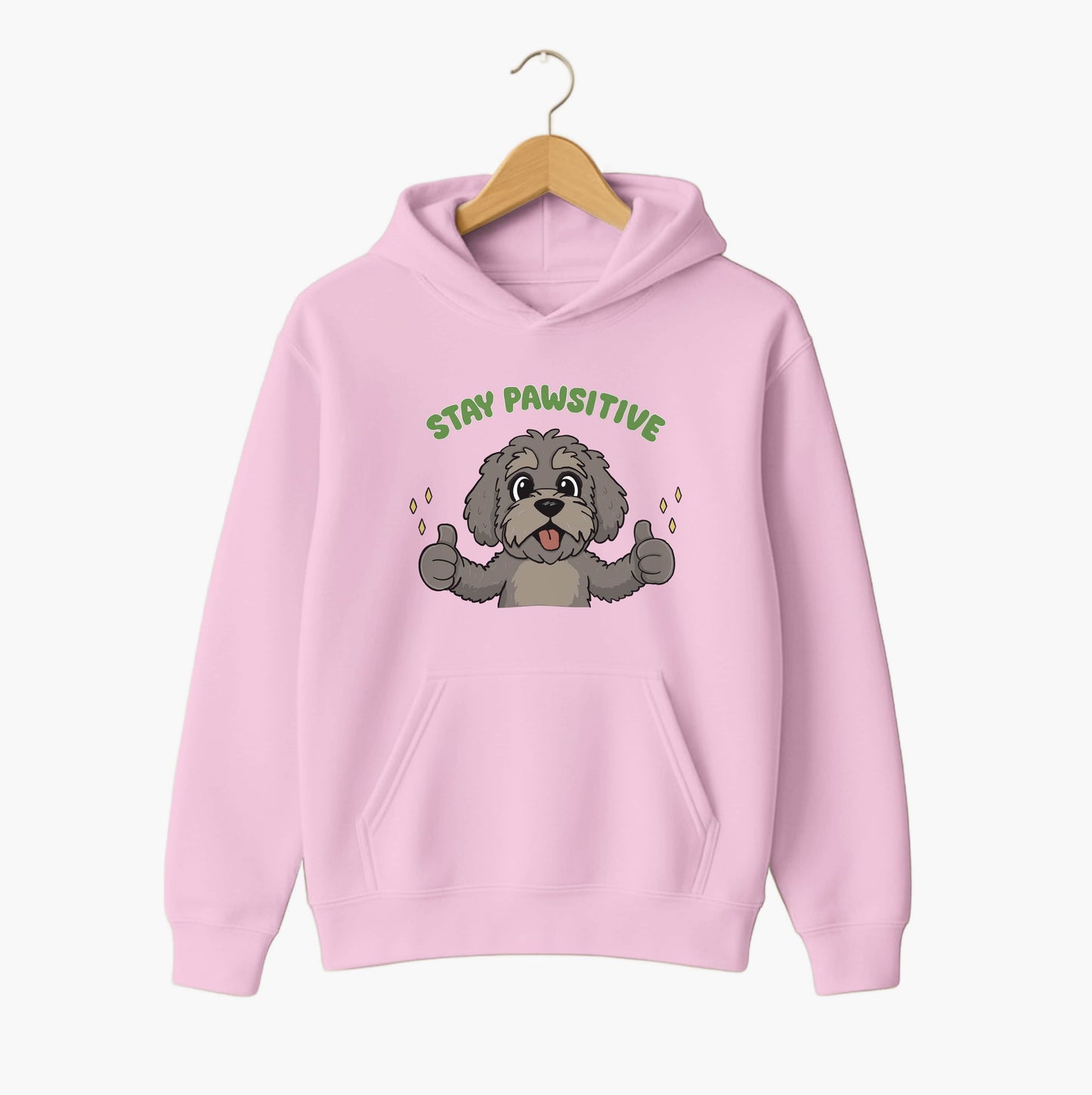 Stay Pawsitive Hoodie